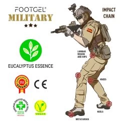 Military And Police Insoles -OUTDOOR footgel military and police insoles 3